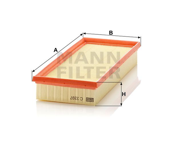 MANN-FILTER C 3397 Filtro dell'aria - per Autovetture + veicoli commeriali MANN-FILTER C 3397 Filtro dell'aria - per Autovetture + veicoli commeriali