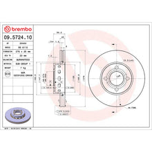 Cargar imagen en el visor de la galería, Disco Freno Brembo 09.5724.10