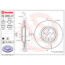 Cargar imagen en el visor de la galería, Disco Freno Brembo 09.D063.21 - Mi Refacción