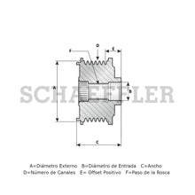 Cargar imagen en el visor de la galería, Polea Decopladora Ina 535 0124 10 - Mi Refacción