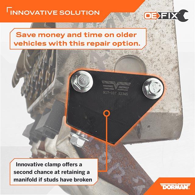 Abrazadera Múltiple Escape Dorman 917-107 - Mi Refacción