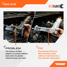 Cargar imagen en el visor de la galería, Adaptador Filtro Aceite Dorman 926-876 - Mi Refacción