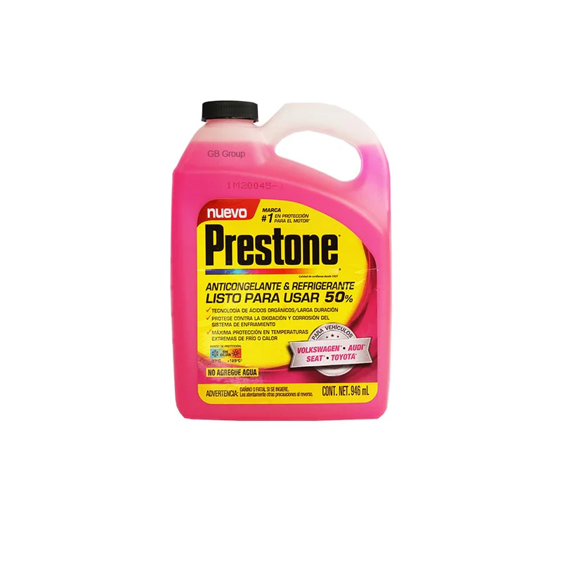 Anticongelante Prestone Rosa Listo Para Usar 946 Mililitros Af9050Ml - Mi Refacción