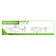 Balata Bioceramic Bio 7957-D1095 - Mi Refacción