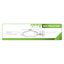 Cargar imagen en el visor de la galería, Balata Bioceramic Bio 7986-D1081 - Mi Refacción