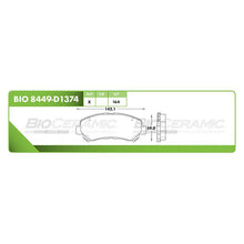 Cargar imagen en el visor de la galería, Balata Bioceramic Bio 8449-D1374 - Mi Refacción