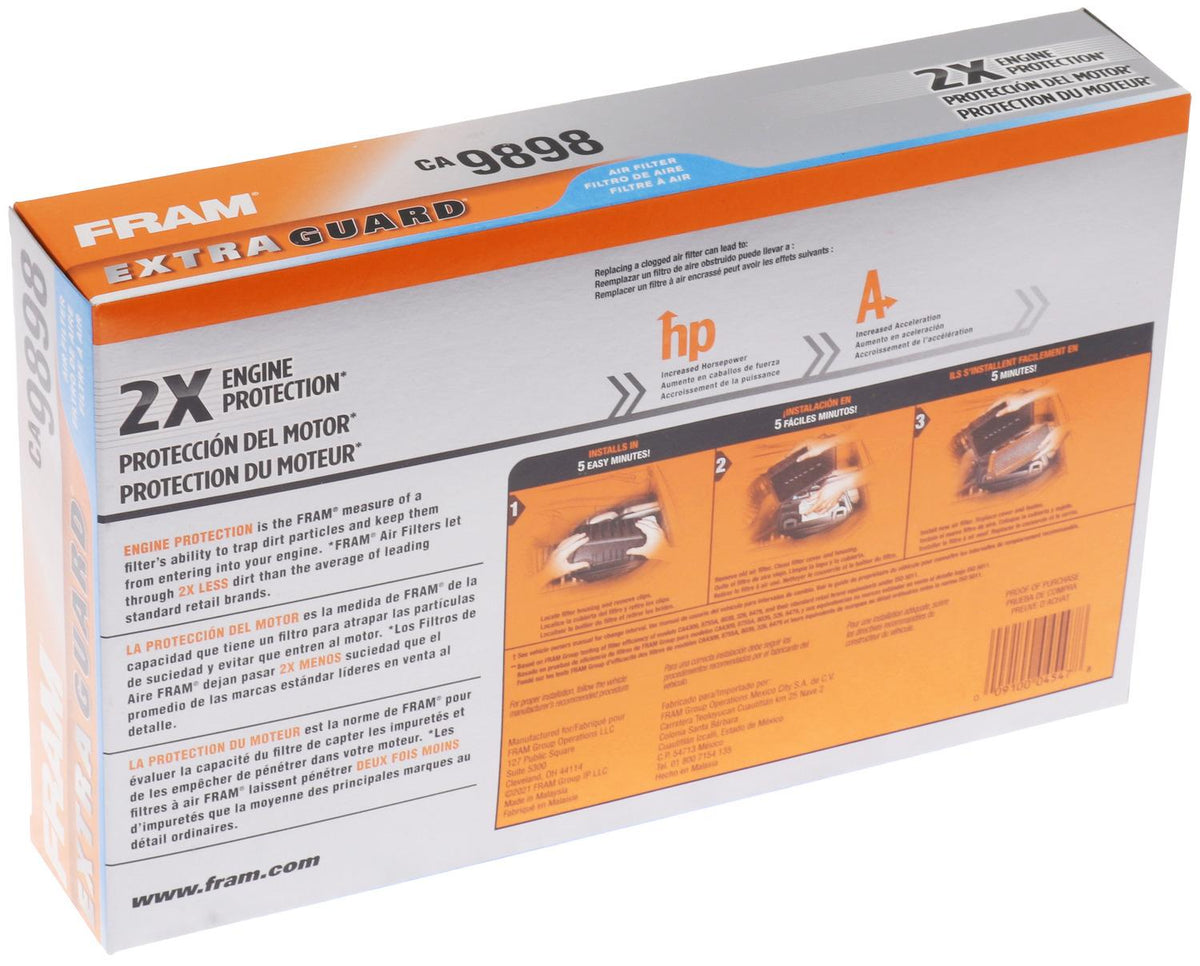 Filtro De Aire FRAM Extra Guard CA10414