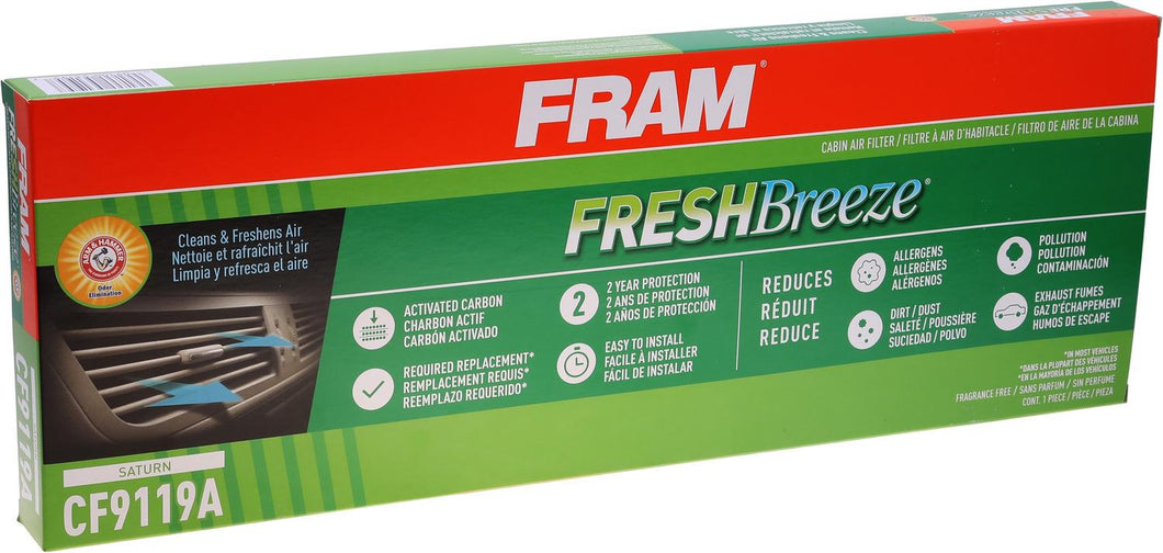 Filtro Cabina Fram Cf9119A - Mi Refacción