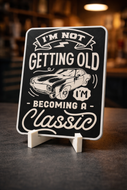 Letrero Decorativo Auto Clásico Americano - Mi Refacción