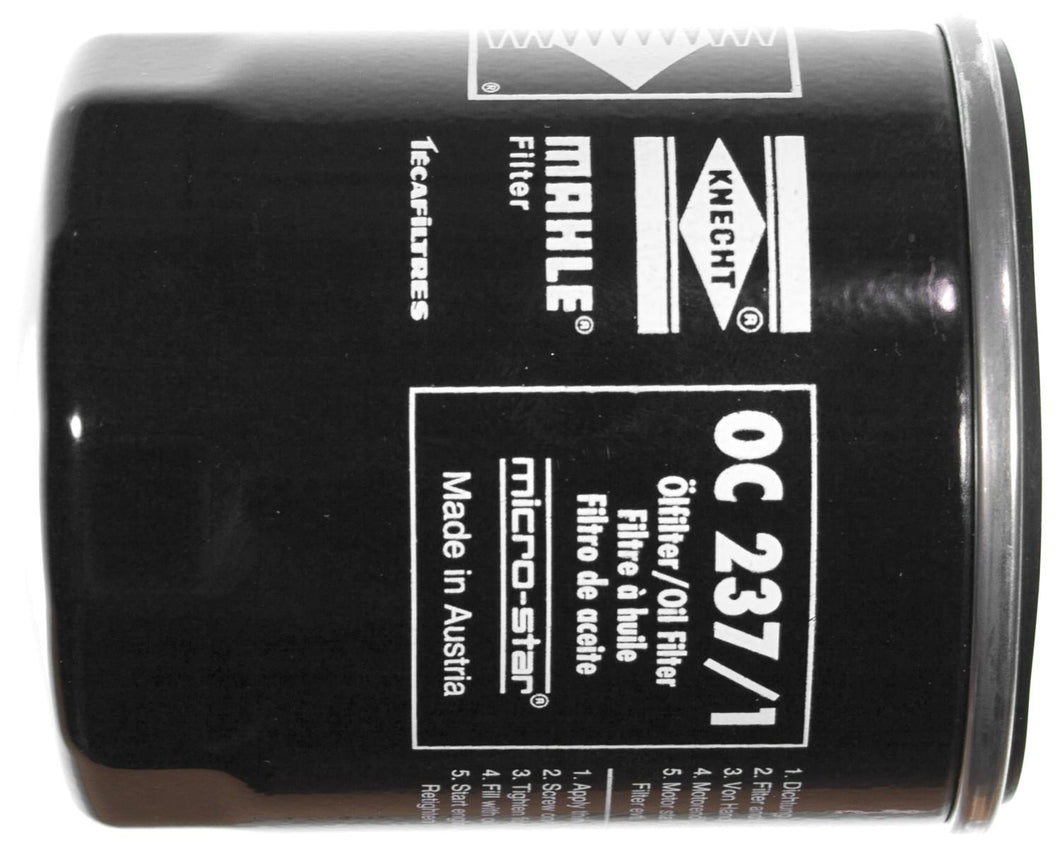 Filtro Aceite Mahle Oc 237/1 - Mi Refacción