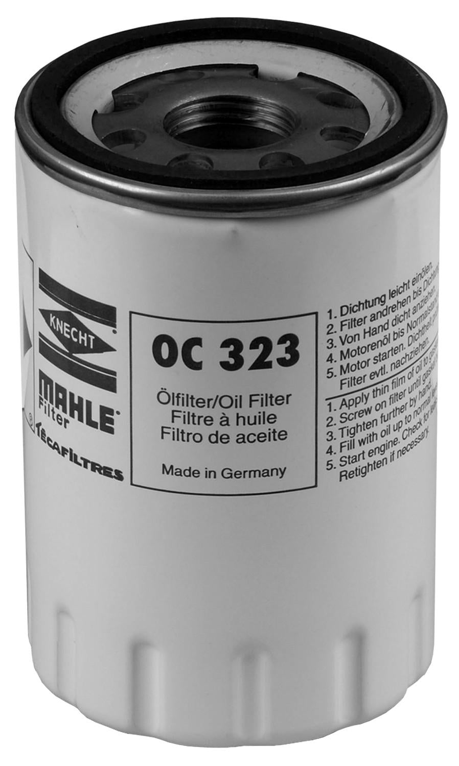 Filtro Aceite Mahle Oc 323 - Mi Refacción