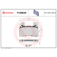 Cargar imagen en el visor de la galería, Balata Brembo P10064N - Mi Refacción