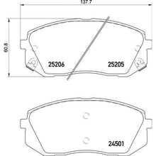 Cargar imagen en el visor de la galería, Balata Brembo P30093 - Mi Refacción
