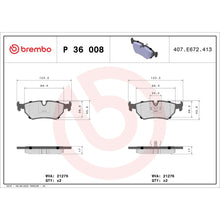Cargar imagen en el visor de la galería, Balata Brembo P36008