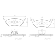 Cargar imagen en el visor de la galería, Balata Brembo P85158 - Mi Refacción