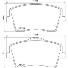 Cargar imagen en el visor de la galería, Balata Brembo P86031 - Mi Refacción