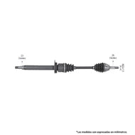 Flecha Homocinética Race Rf-8018 - Mi Refacción