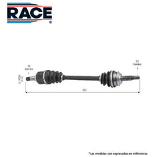 Cargar imagen en el visor de la galería, Flecha Homocinética Race Rf-8045 - Mi Refacción