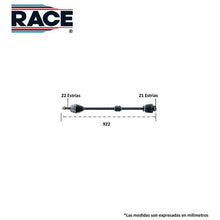 Cargar imagen en el visor de la galería, Flecha Homocinética Race Rf-8051 - Mi Refacción