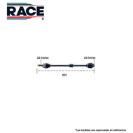 Flecha Homocinética Race Rf-8051 - Mi Refacción