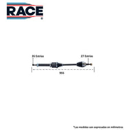 Flecha Homocinética Race Rf-8062 - Mi Refacción