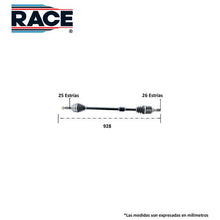 Cargar imagen en el visor de la galería, Flecha Homocinética Race Rf-8084 - Mi Refacción