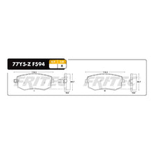 Cargar imagen en el visor de la galería, Balata Fritec Shd77Y5-Z - Mi Refacción