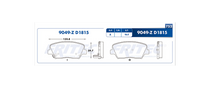 Cargar imagen en el visor de la galería, Balata Fritec Spc-9049-Z