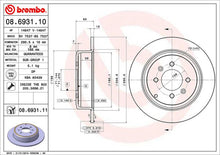 Cargar imagen en el visor de la galería, Disco Freno Brembo 08.6931.10 - Mi Refacción
