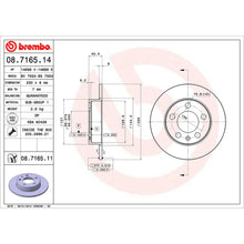 Cargar imagen en el visor de la galería, Disco Freno Brembo 08.7165.10 - Mi Refacción