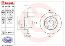 Cargar imagen en el visor de la galería, Disco Freno Brembo 08.8408.11 - Mi Refacción