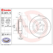 Cargar imagen en el visor de la galería, Disco Freno Brembo 08.8974.10 - Mi Refacción
