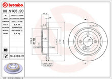 Cargar imagen en el visor de la galería, Disco Freno Brembo 08.9163.21 - Mi Refacción