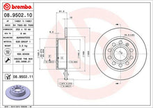Cargar imagen en el visor de la galería, Disco Freno Brembo 08.9502.10 - Mi Refacción