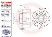Cargar imagen en el visor de la galería, Disco Freno Brembo 08.9502.1X - Mi Refacción