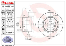 Cargar imagen en el visor de la galería, Disco Freno Brembo 08.9859.81 - Mi Refacción