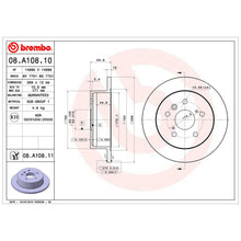 Cargar imagen en el visor de la galería, Disco Freno Brembo 08.A108.11 - Mi Refacción
