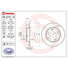 Cargar imagen en el visor de la galería, Disco Freno Brembo 08.A147.11 - Mi Refacción