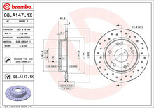 Cargar imagen en el visor de la galería, Disco Freno Brembo 08.A147.1X - Mi Refacción