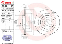 Cargar imagen en el visor de la galería, Disco Freno Brembo 08.A711.11 - Mi Refacción