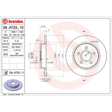 Cargar imagen en el visor de la galería, Disco Freno Brembo 08.A725.11 - Mi Refacción