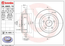 Cargar imagen en el visor de la galería, Disco Freno Brembo 08.A863.11 - Mi Refacción