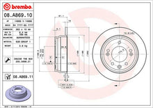 Cargar imagen en el visor de la galería, Disco Freno Brembo 08.A869.11 - Mi Refacción