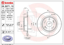 Cargar imagen en el visor de la galería, Disco Freno Brembo 08.B271.11 - Mi Refacción