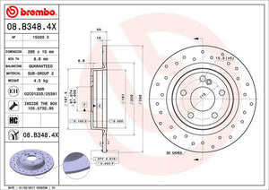 Disco Freno Brembo 08.B348.4X - Mi Refacción