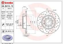 Cargar imagen en el visor de la galería, Disco Freno Brembo 08.B413.1X - Mi Refacción