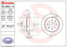Cargar imagen en el visor de la galería, Disco Freno Brembo 08.B602.10 - Mi Refacción