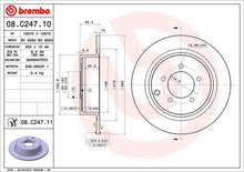 Cargar imagen en el visor de la galería, Disco Freno Brembo 08.C247.10 - Mi Refacción