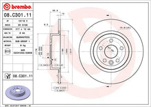 Cargar imagen en el visor de la galería, Disco Freno Brembo 08.C301.11 - Mi Refacción