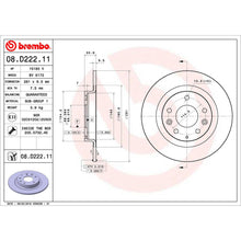 Cargar imagen en el visor de la galería, Disco Freno Brembo 08.D222.11 - Mi Refacción